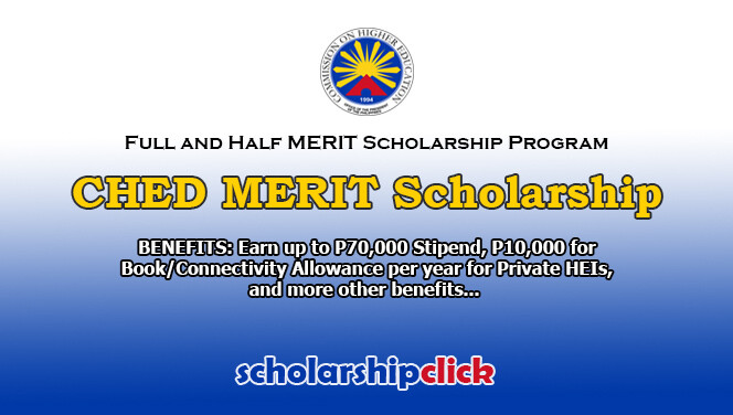 CHED Merit Scholarship 2025 Full and Half