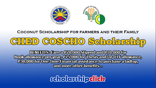 CHED Coconut Scholarship Coscho