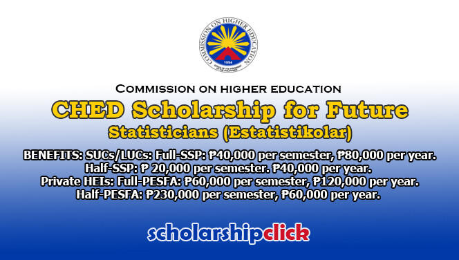 CHED Scholarship for Future Statisticians (Estatistikolar)