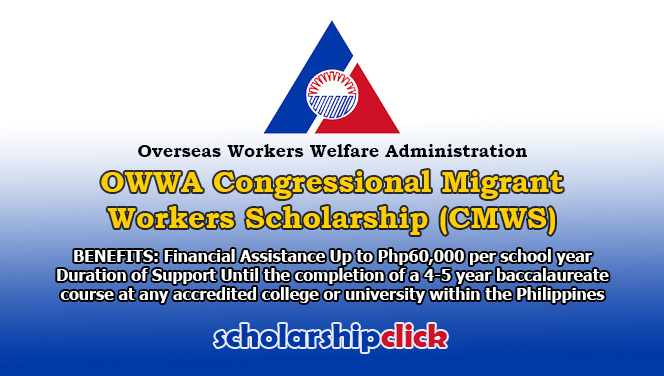 OWWA Congressional Migrant Workers Scholarship (CMWS)