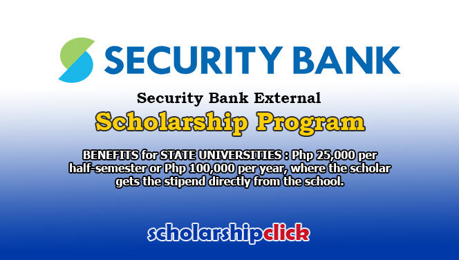 Security Bank External Scholarship